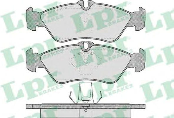 LPR 05P610 Колодки тормозные MERCEDES W460/W463/SPRINTER (901-904)/VW LT 97>07 задние