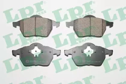 LPR 05P612 Колодки тормозные дисковые