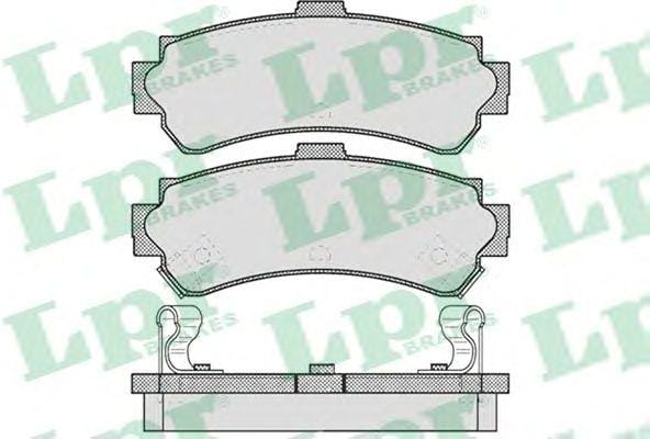 LPR 05P624 Колодки тормозные NISSAN ALMERA (N15) 1.4-2.0 95-00 задние