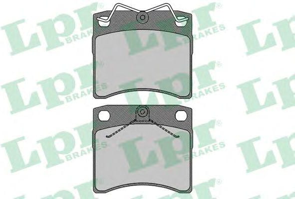 LPR 05P631 Колодки тормозные VOLKSWAGEN T4 91>99 15  передние