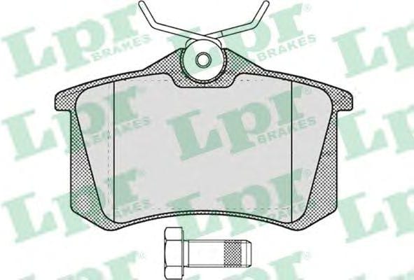 LPR 05P634 Комплект тормозных колодок 05P634