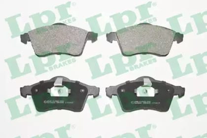 LPR 05P645 Колодки тормозные дисковые