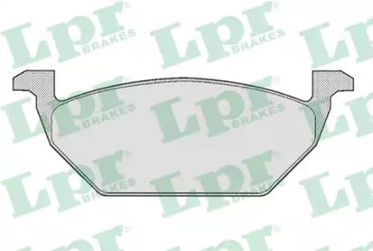 LPR 05P668 Колодки тормозные дисковые