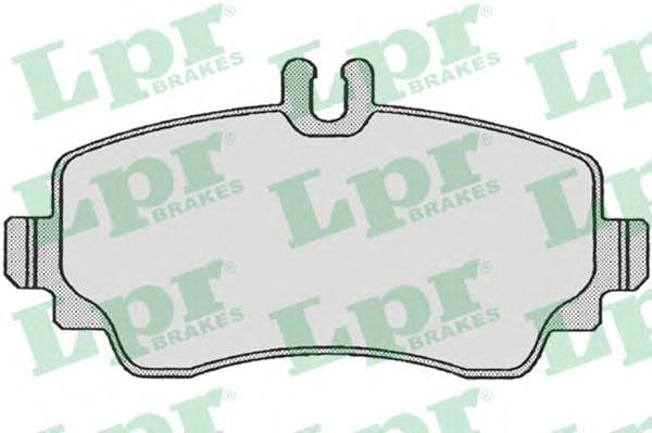 LPR 05P670 Колодки тормозные дисковые