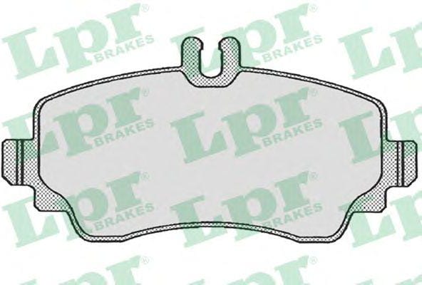 LPR 05P671 Колодки тормозные MERCEDES A-CLASS W168 97-04 передние