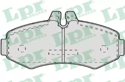 LPR 05P672 Колодки тормозные MERCEDES VITO 93>03/SPRINTER (901-903) >06 передние