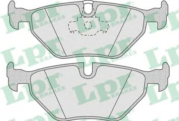 LPR 05P675 Колодки тормозные дисковые