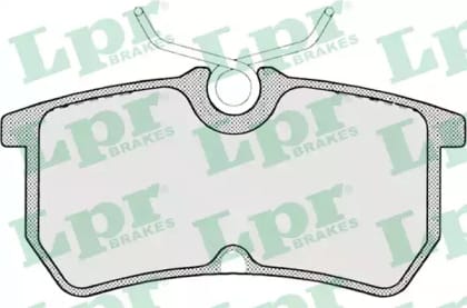 LPR 05P697 Колодки тормозные дисковые