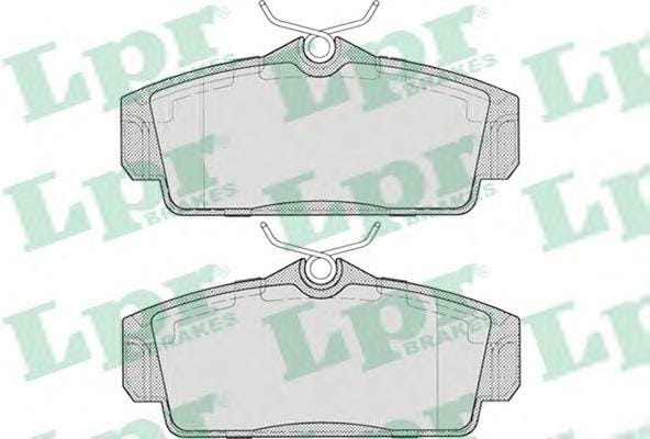 LPR 05P706 Колодки тормозные NISSAN ALMERA 00>/PRIMERA 96>02 передние