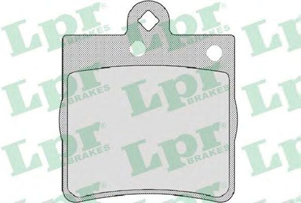 LPR 05P726 Колодки тормозные дисковые