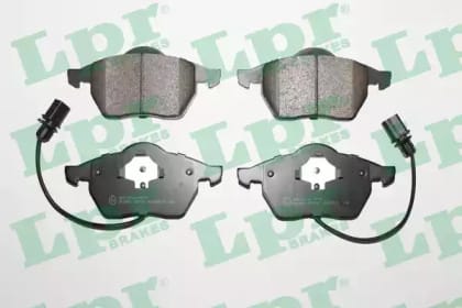 LPR 05P790 Колодки тормозные AUDI A4/A6/VOLKSWAGEN PASSAT 97> передние