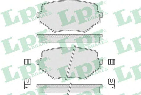 LPR 05P798 Колодки тормозные дисковые
