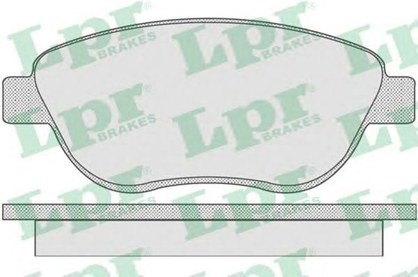 LPR 05P807 Колодки тормозные дисковые