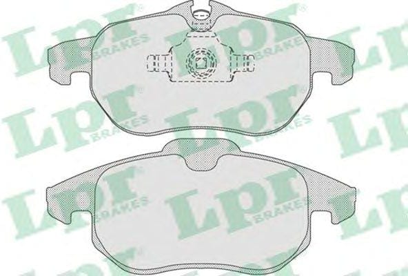 LPR 05P814 Колодки тормозные OPEL VECTRA C/ZAFIRA B/SAAB 9-3 передние
