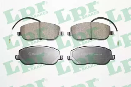 LPR 05P831 Колодки тормозные CITROEN C8/JUMPY/PEUGEOT 807/EXPERT 2.0-2.2 передние