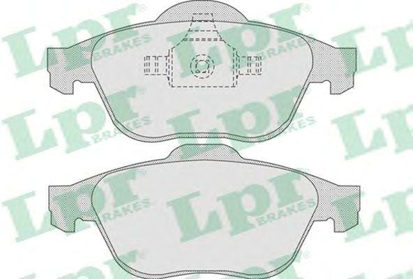 LPR 05P864 Колодки тормозные RENAULT LAGUNA 01-/SCENIC 03- передние