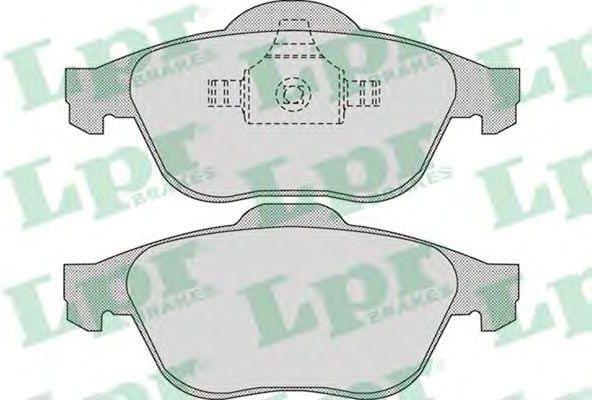 LPR 05P898 Колодки тормозные дисковые