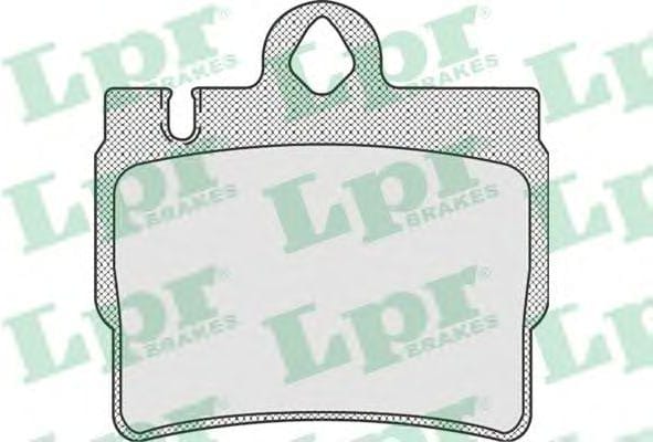 LPR 05P905 Колодки тормозные MERCEDES W220 S320-S600 98>05/C215 AMG задние