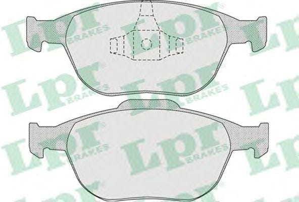 LPR 05P906 Колодки тормозные дисковые