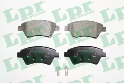 LPR 05P911 Колодки тормозные RENAULT KANGOO 01-/MEGANE II 02-/SCENIC II 03- передние
