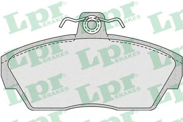 LPR 05P922 Колодки тормозные ГАЗ/LAND ROVER FREELANDER 98-06 передние