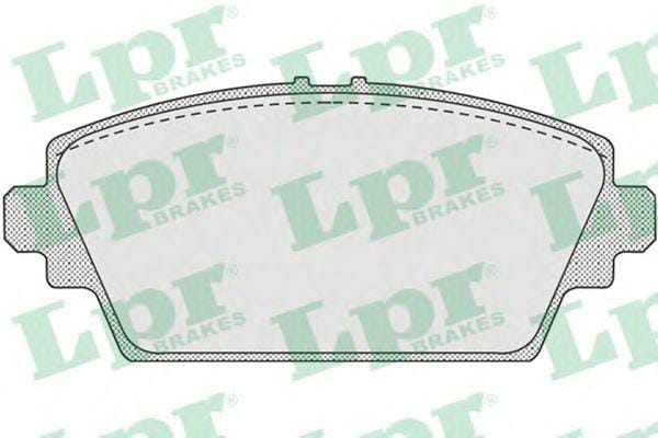 LPR 05P940 Колодки тормозные дисковые