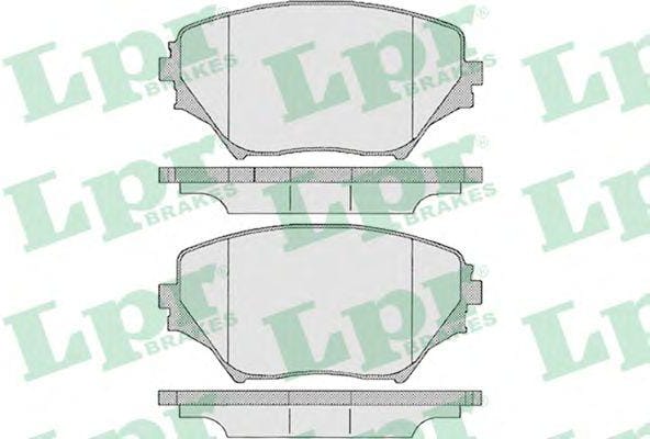LPR 05P958 Колодки тормозные дисковые