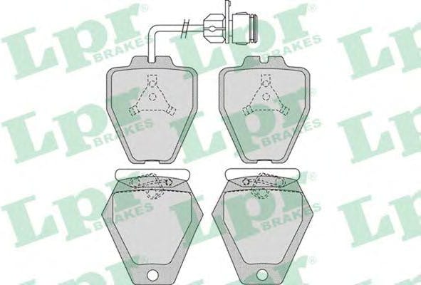 LPR 05P981 Колодки тормозные дисковые
