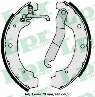LPR 06740 Колодки торм.бар.VW LT 28-35/40-55/T3 2.0-2.7D 78-96