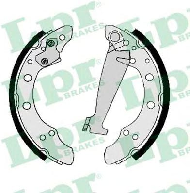 LPR 06830 Колодки тормозные задние AUDI A4 (B5, B6)/ A6 (C5), CITROEN C4, PEUGEOT 307,308 06830