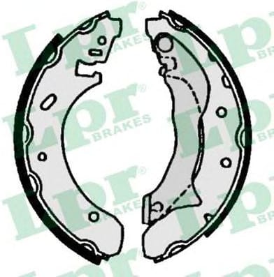 LPR 07100 Колодки торм.бар.FORD MONDEO 1.6-2.0 93-00