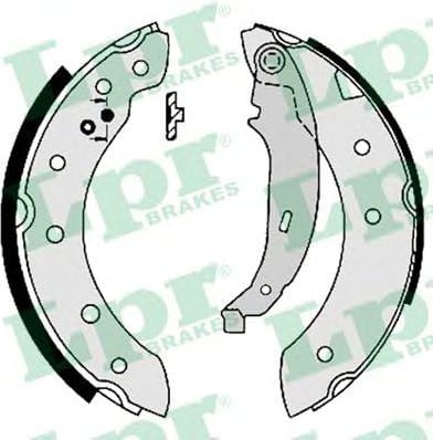 LPR 07130 Колодки торм.бар.RENAULT LOGAN/SANDERO/PEUGEOT 206 (203x38) торм.сист.LUCAS