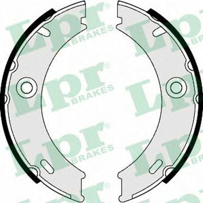 LPR 07970 Колодки тормозные барабанные