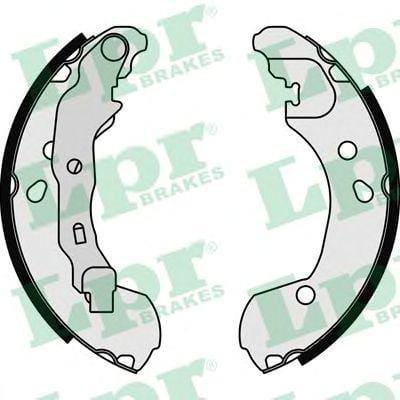 LPR 08180 Колодки торм.бар.NISSAN MICRA 03-/NOTE 06-/RENAULT CLIO 05-/MODUS 04-
