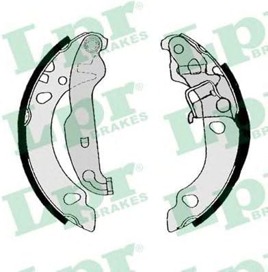 LPR 08190 Колодки торм.бар.FORD FIESTA 95-02/KA 96-08