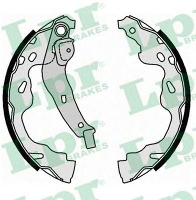 LPR 08660 Колодки торм.бар.TOYOTA YARIS/SUZUKI SWIFT/OPEL AGILA/CITROEN C1/PEUGEOT 107