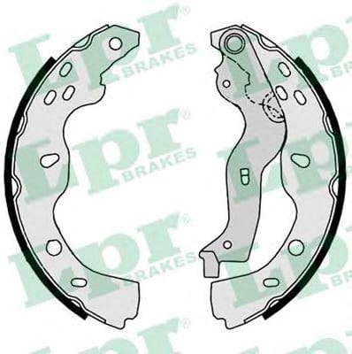 LPR 09190 Колодки торм.бар.SUZUKI SX4/FIAT SEDICI 06- (220x36)