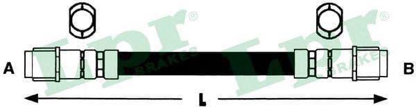 LPR 6T47950 Шланг тормозной