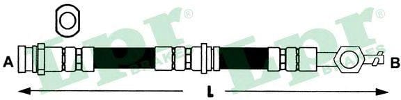 LPR 6T48098 Шланг тормозной