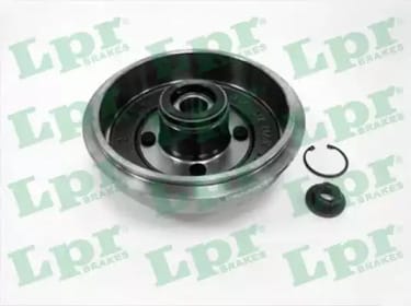 LPR 7D0644CA Барабан тормозной FORD FIESTA 01-/FUSION 02- (с подшипником,кольцом АБС)