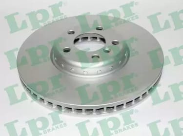 LPR B2086VBR Диск тормозной BMW 5 F10/11/7 F01-04 передний левый вент. D 348мм.