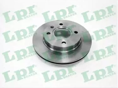 LPR F1111V Диск тормозной FORD ESCORT 90-99/FIESTA 89-02/MAZDA 121 96- передний вент.