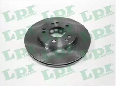 LPR M2101V Диск тормозной MERCEDES W201 2.3/2.5/W124 200-300 передний D 284мм.