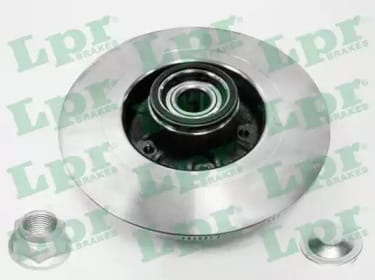 LPR R1004PCA Диск тормозной RENAULT LAGUNA II 1.6-3.0 01- задний с подшипником