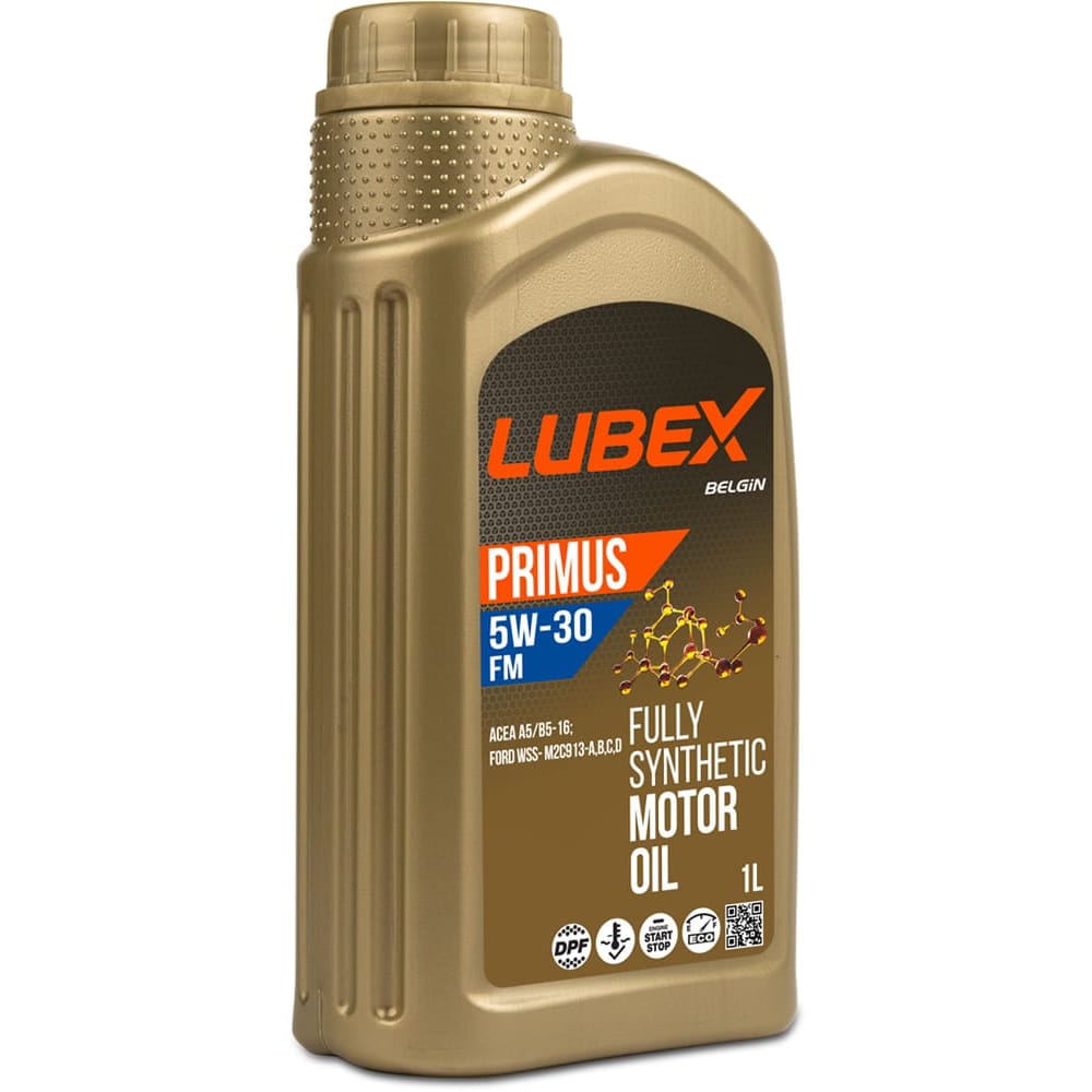 LUBEX L03413151201 Синтетическое моторное масло LUBEX PRIMUS FM 5W30 A5/B5 1л