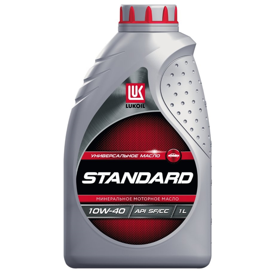 LUKOIL 19184 Масло моторное СТАНДАРТ минерал., SF/CC, SAE: 10W-40, 1л.