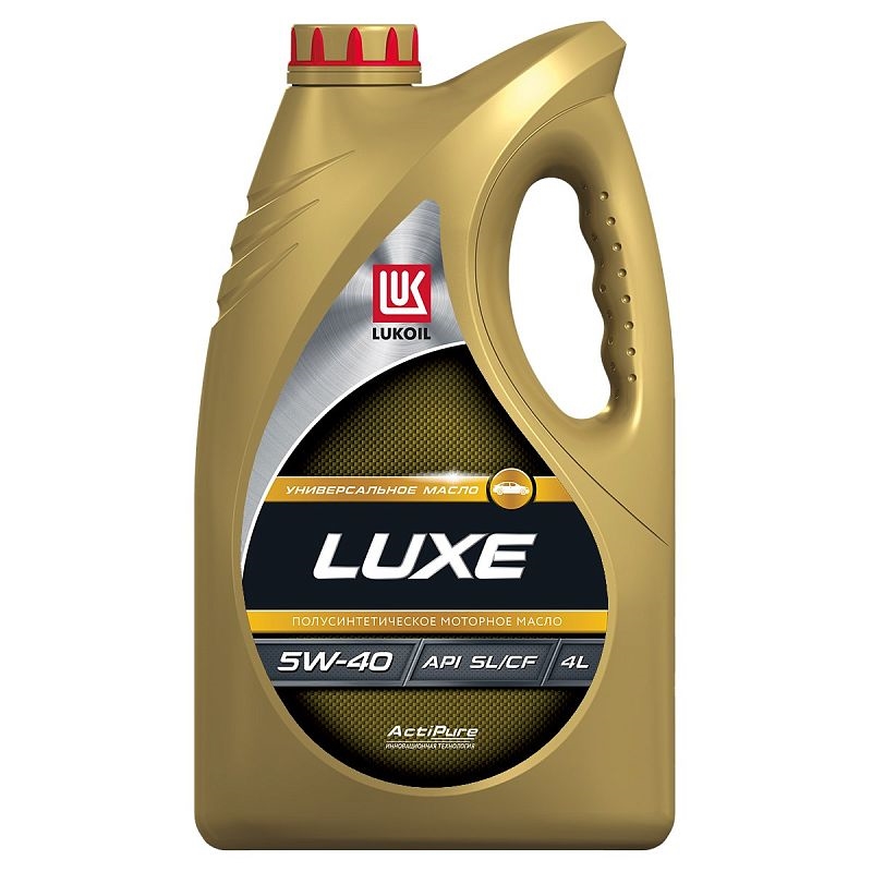LUKOIL 19190 Масло моторное полусинтетическое Luxe 5W40 SL/CF 4л