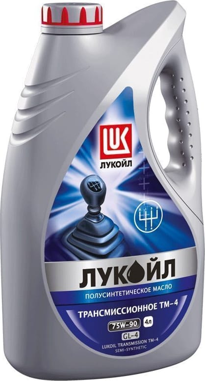 LUKOIL 19532 Масло трансмиссионное ТМ-4 полусинт., GL-4, SAE: 75W-90, 4л.