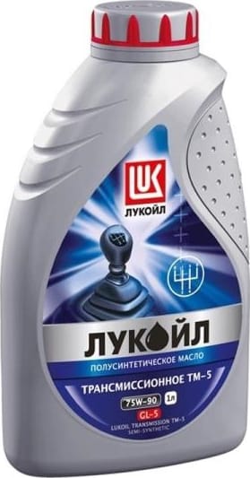 LUKOIL 19543 Масло трансмиссионное ТМ-5 полусинт., GL-5, SAE: 75W-90, 1л.
