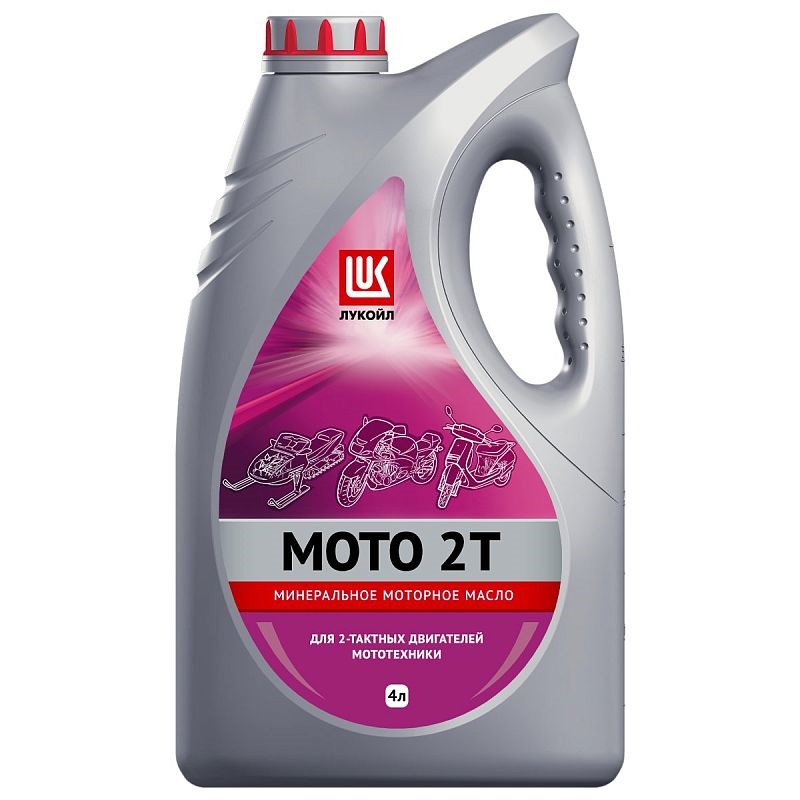 LUKOIL 19557 Масло моторное МОТО 2T минерал., TC, 4л.